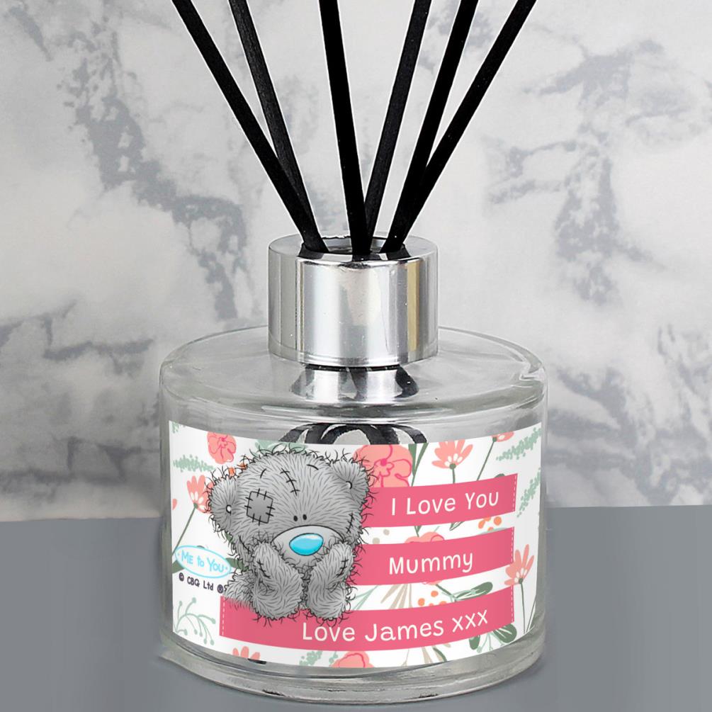 Personalised Me to You Bear Floral Reed Diffuser Extra Image 1